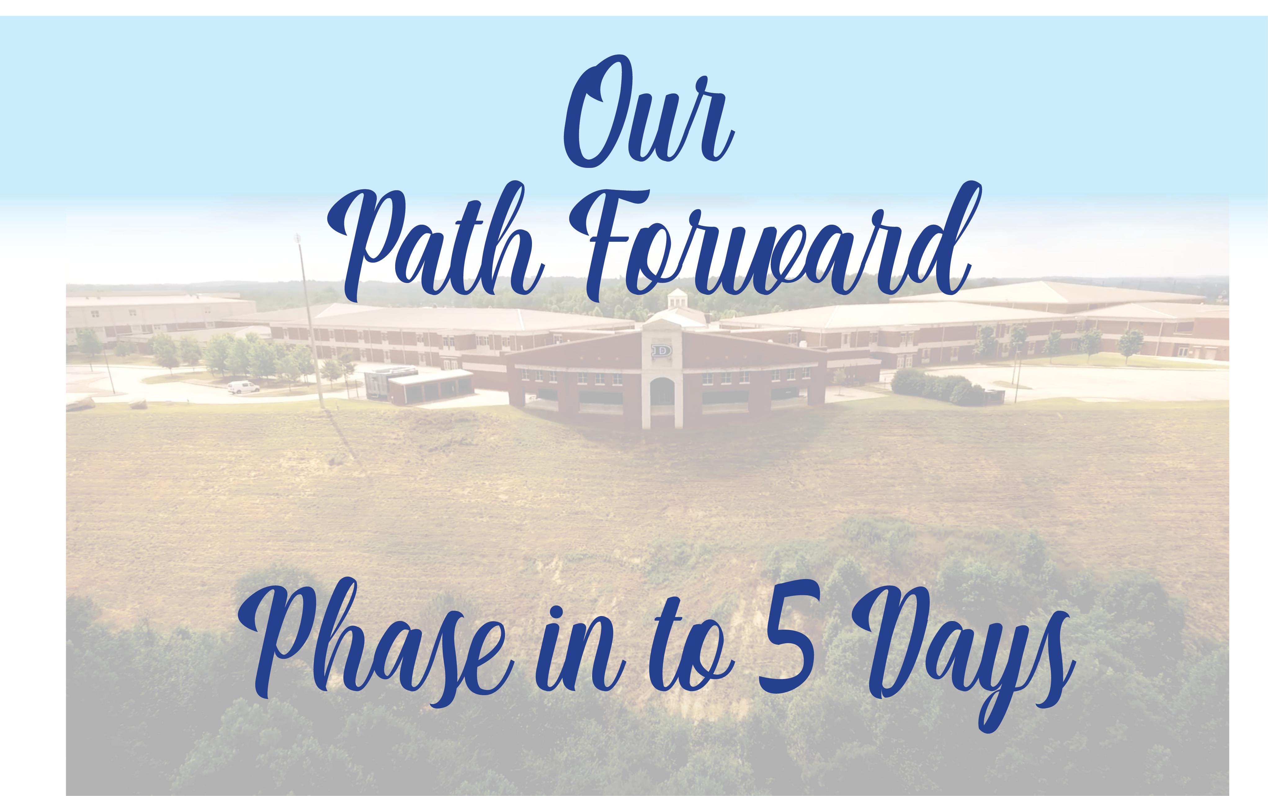 Our path forward - phase in to five days